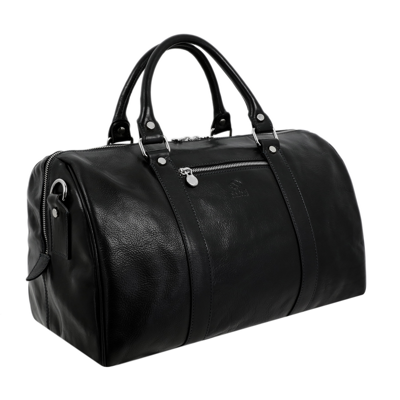 Small Leather Overnight Bag, Duffel Bag - The Ambassadors Duffel Bag Time Resistance   