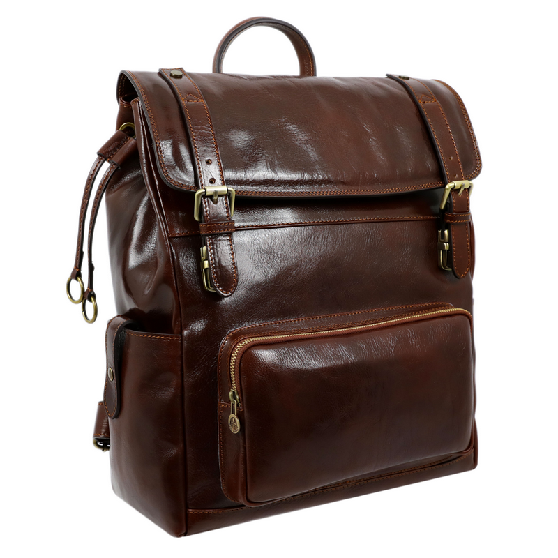 Leather Backpack - The Good Earth Backpack Time Resistance   