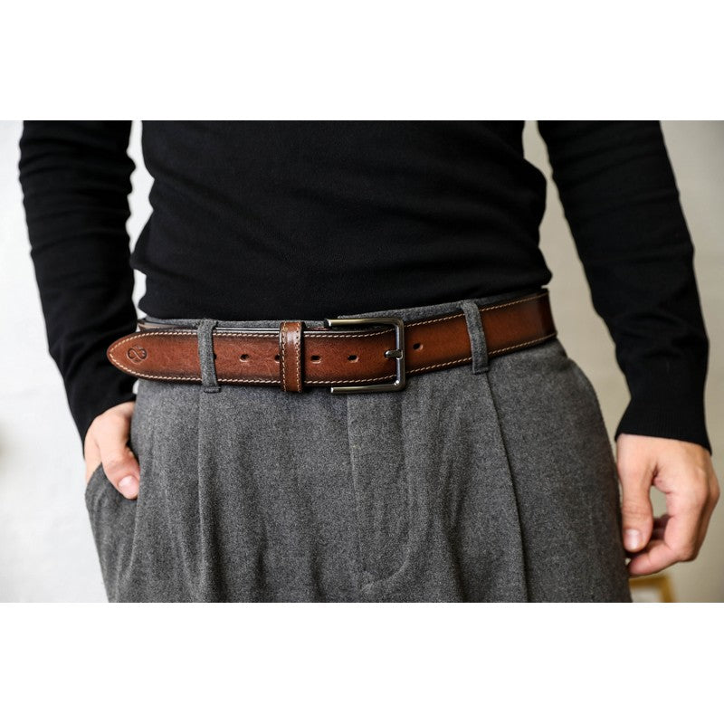 Brown Leather Belt - The Return of the Native Accessories Time Resistance   