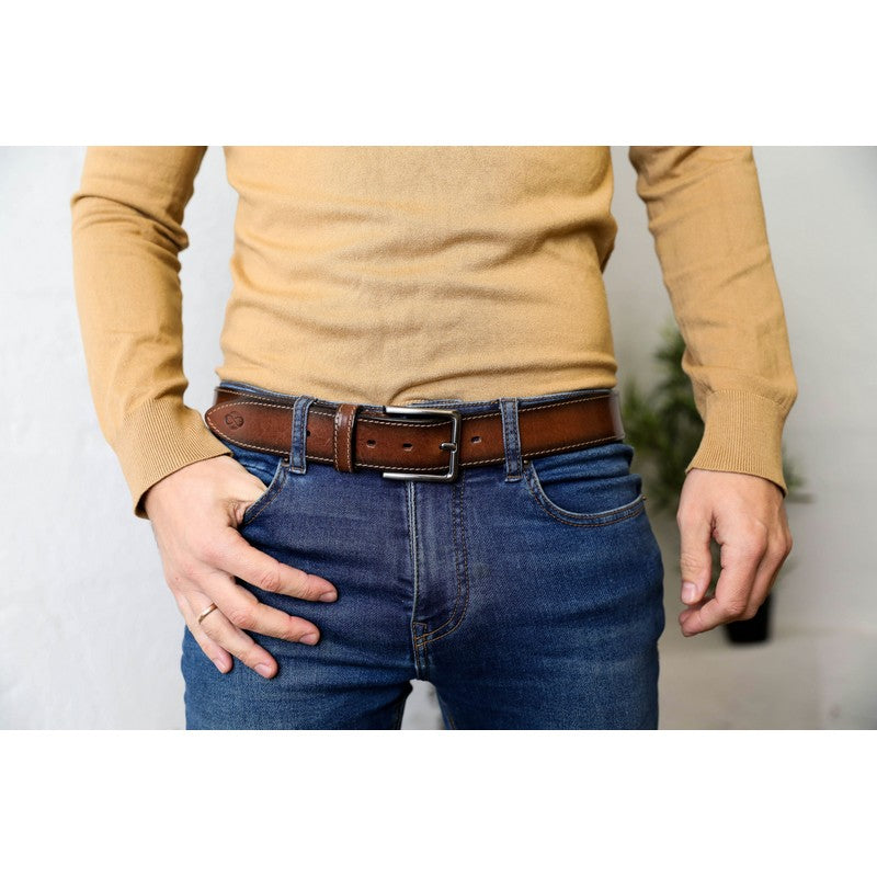 Brown Leather Belt - The Return of the Native Accessories Time Resistance   