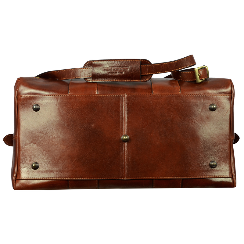 Leather Duffel Bag - Wise Children Duffel Bag Time Resistance   