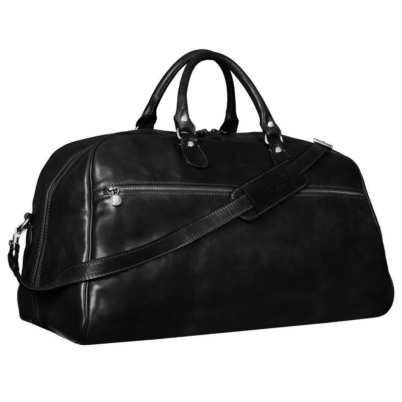 Leather Duffel Bag - Fear and Loathing in Las Vegas Duffel Bag Time Resistance   