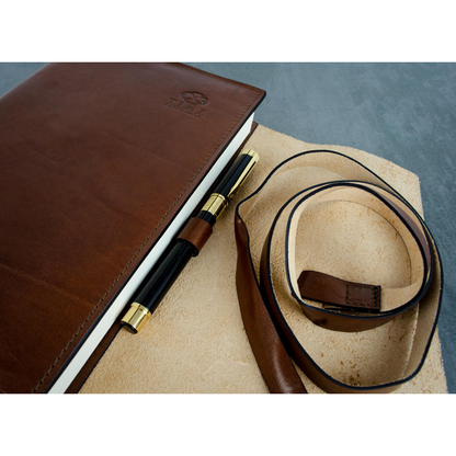 Leather Journal with Refillable A5 Notepad - P.S. I Love You Accessories Time Resistance   