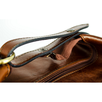 Leather Toiletry Bag - Autumn Leaves Accessories Time Resistance   