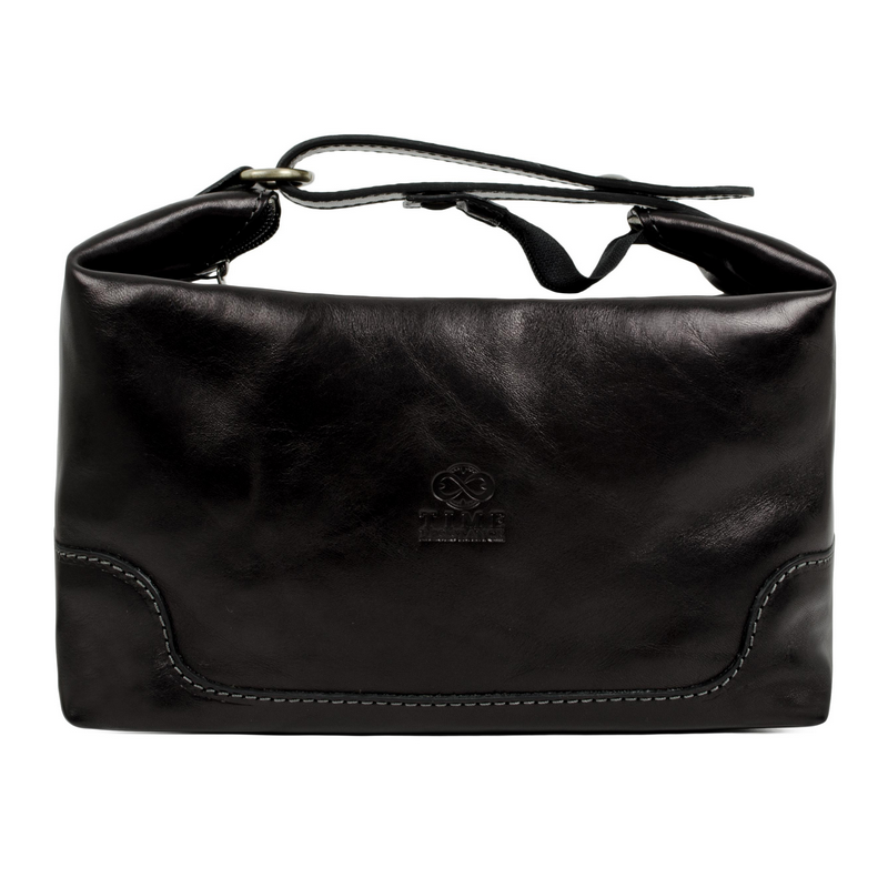 Leather Toiletry Bag - Autumn Leaves Accessories Time Resistance   