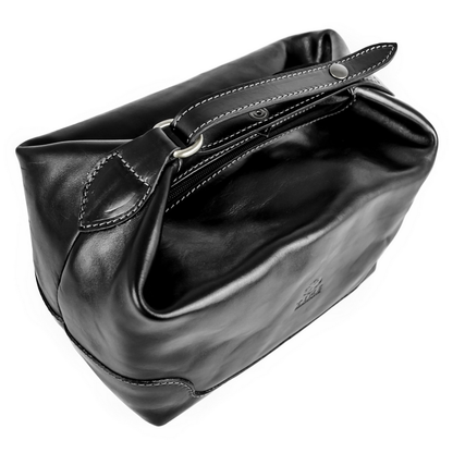 Leather Toiletry Bag - Autumn Leaves Accessories Time Resistance   