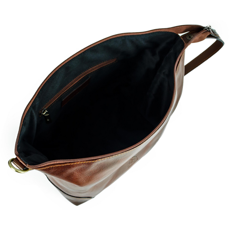 Leather Toiletry Bag - Autumn Leaves Accessories Time Resistance   