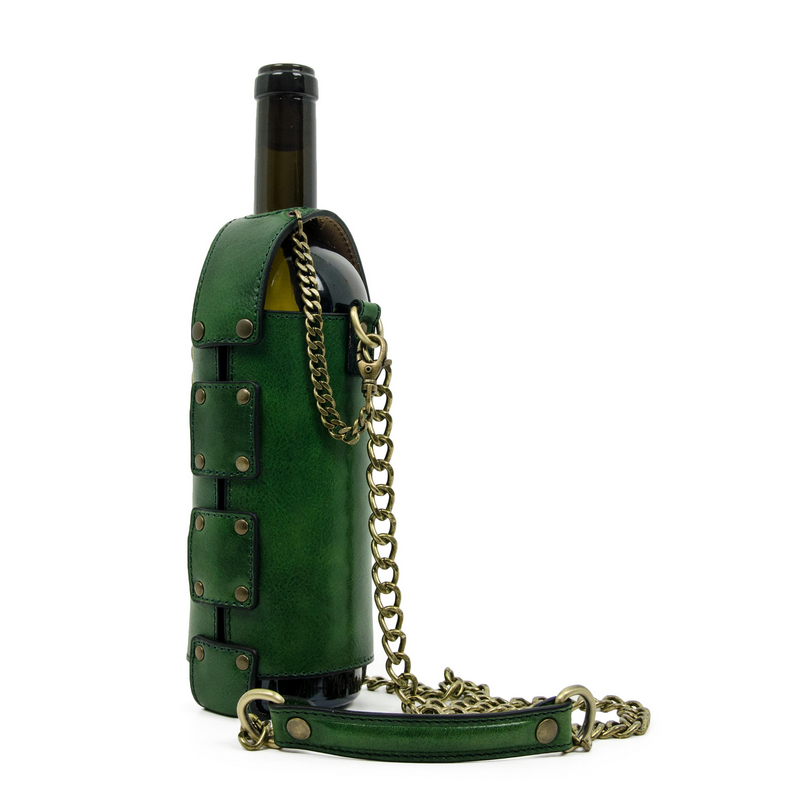 Leather Wine Tote - Saving Grapes Accessories Time Resistance   