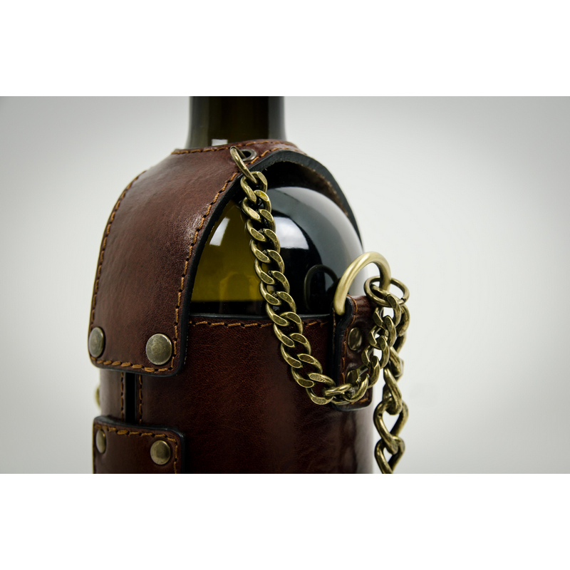 Leather Wine Tote - Saving Grapes Accessories Time Resistance   