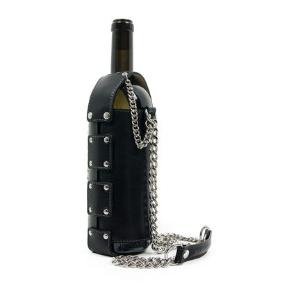 Leather Wine Tote - Saving Grapes Accessories Time Resistance   