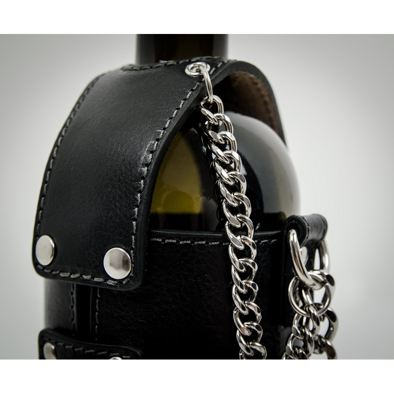 Leather Wine Tote - Saving Grapes Accessories Time Resistance   