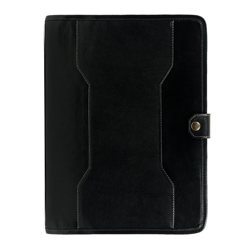 Leather A4 Documents Folder Organizer - The Call of the Wild Accessories Time Resistance   