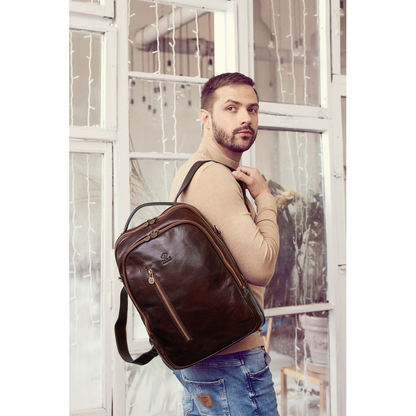 Leather Backpack - The Overstory Backpack Time Resistance   