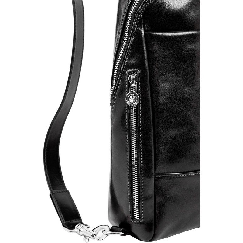 Leather Chest Bag Sling Bag - Murphy Accessories Time Resistance   