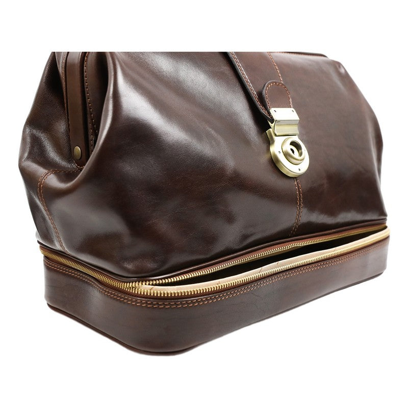 Leather Doctor Bag - Northern Lights Doctor Bag Time Resistance   