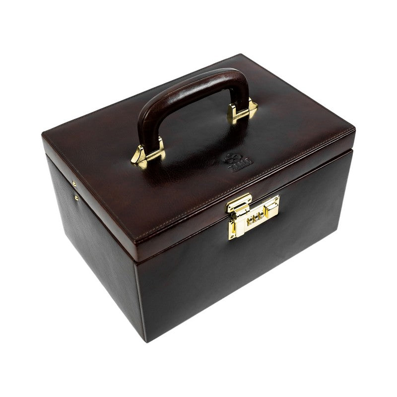 Large Leather Jewelry Box - The Portrait of a Lady Accessories Time Resistance   