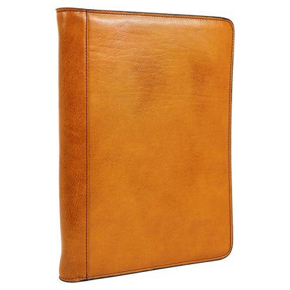 Leather A4 Documents Folder Organizer - Candide Accessories Time Resistance   