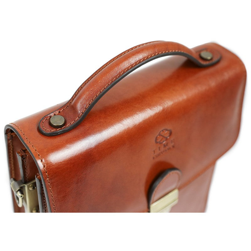 Small Leather Briefcase - Walden Briefcase Time Resistance   