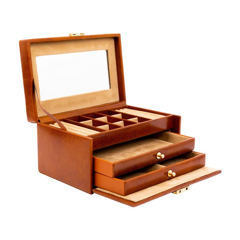 Leather Jewelry Box - Beloved Accessories Time Resistance   