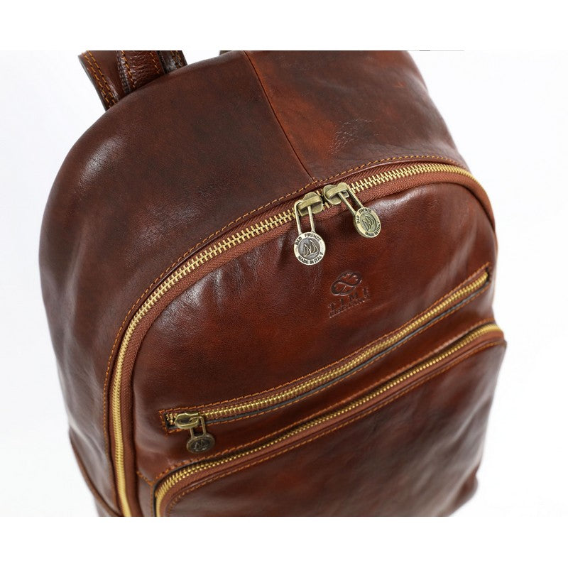 Leather Backpack - I, Claudius Backpack Time Resistance   