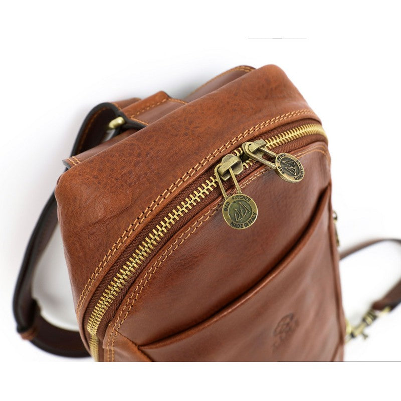 Leather Chest Bag Sling Bag - Murphy Accessories Time Resistance   