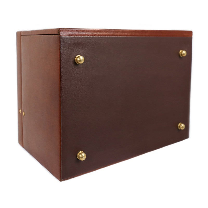 Large Leather Jewelry Box - The Portrait of a Lady Accessories Time Resistance   