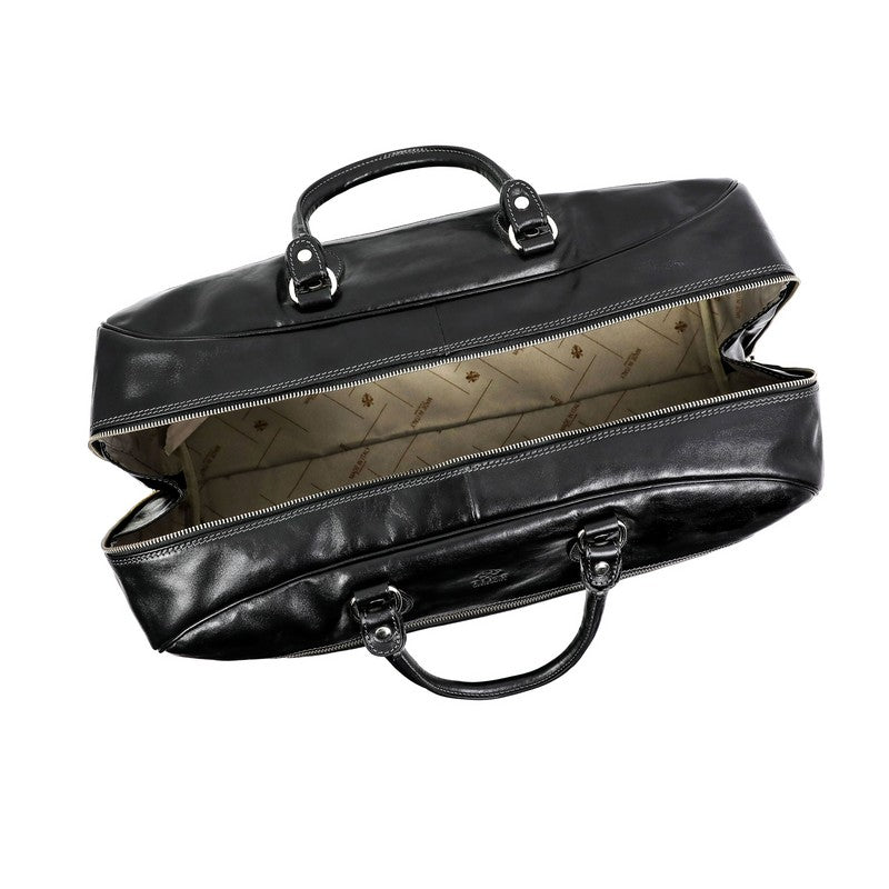 Leather Duffel Bag - Fear and Loathing in Las Vegas Duffel Bag Time Resistance   