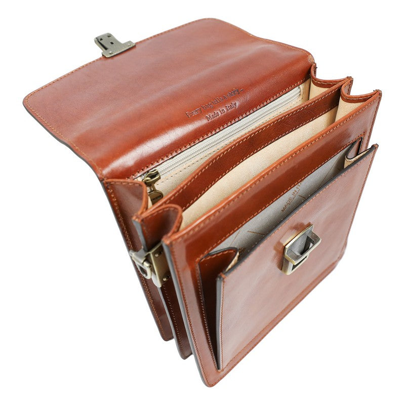 Small Leather Briefcase - Walden Briefcase Time Resistance   