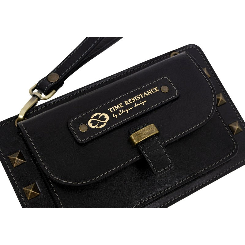 Womens Leather Clutch Purse Crossbody Bag - Little Women For Women Time Resistance   