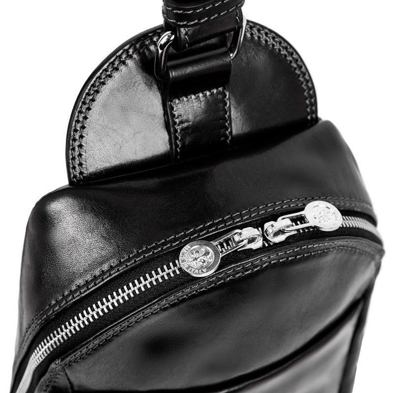 Leather Chest Bag Sling Bag - Murphy Accessories Time Resistance   