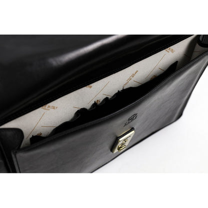 Leather Code-lock Briefcase - The Watchmen Briefcase Time Resistance   