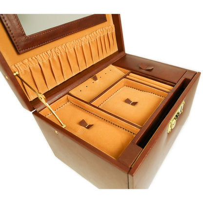 Large Leather Jewelry Box - The Portrait of a Lady Accessories Time Resistance   