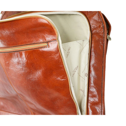 Leather Garment Bag - Travels with Charley Duffel Bag Time Resistance   