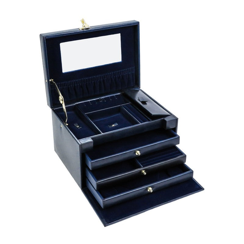 Large Leather Jewelry Box - The Portrait of a Lady Accessories Time Resistance   