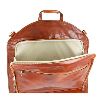 Leather Garment Bag - Travels with Charley Duffel Bag Time Resistance   