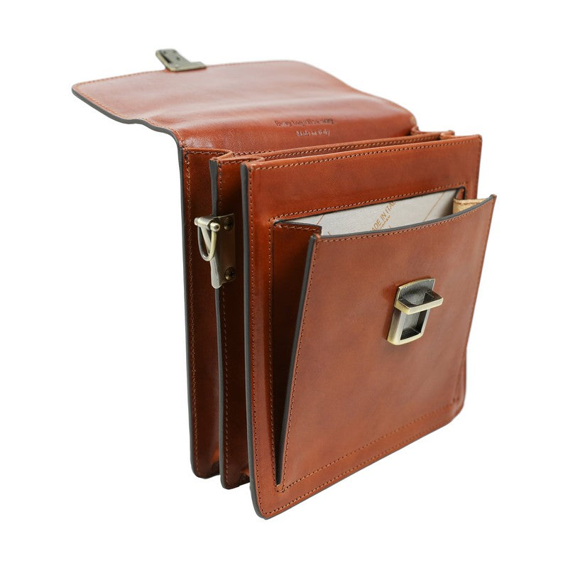 Small Leather Briefcase - Walden Briefcase Time Resistance   