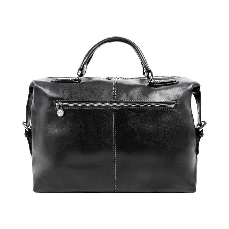 Brown Leather Bag - East of Eden Briefcase Time Resistance   