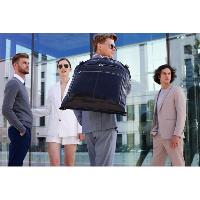 Leather Garment Bag - Travels with Charley Duffel Bag Time Resistance   