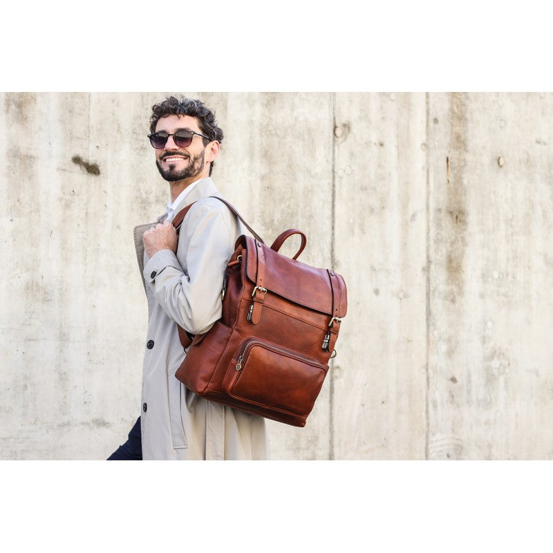 Leather Backpack - The Good Earth Backpack Time Resistance   