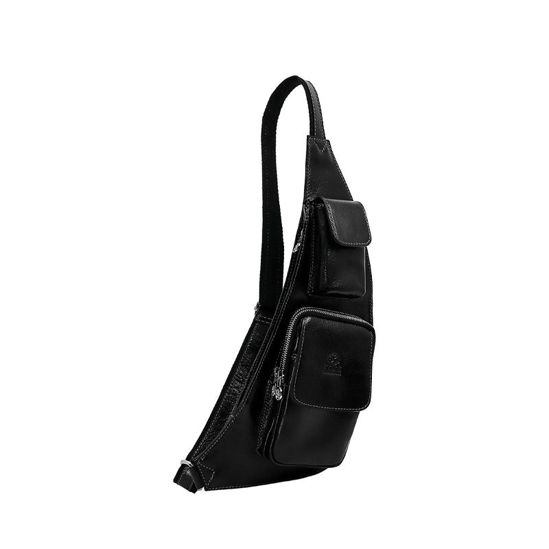 Leather Sling Bag Crossbody Bag - The Monk – global