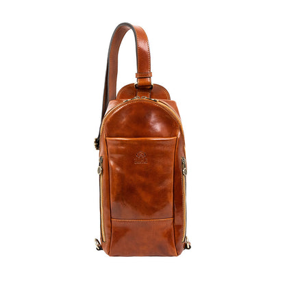 Leather Chest Bag Sling Bag - Murphy Accessories Time Resistance   