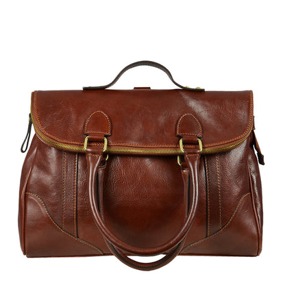 Brown Womens Leather Backpack Tote Bag - Charlotte's Web Backpack Time Resistance   