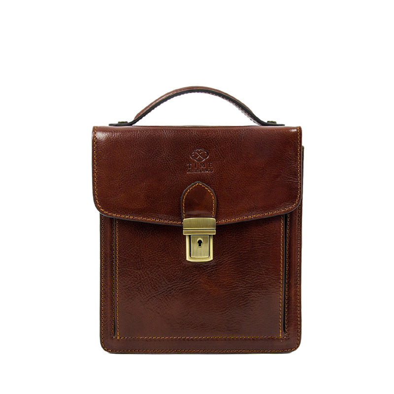Small Leather Briefcase - Walden Briefcase Time Resistance   