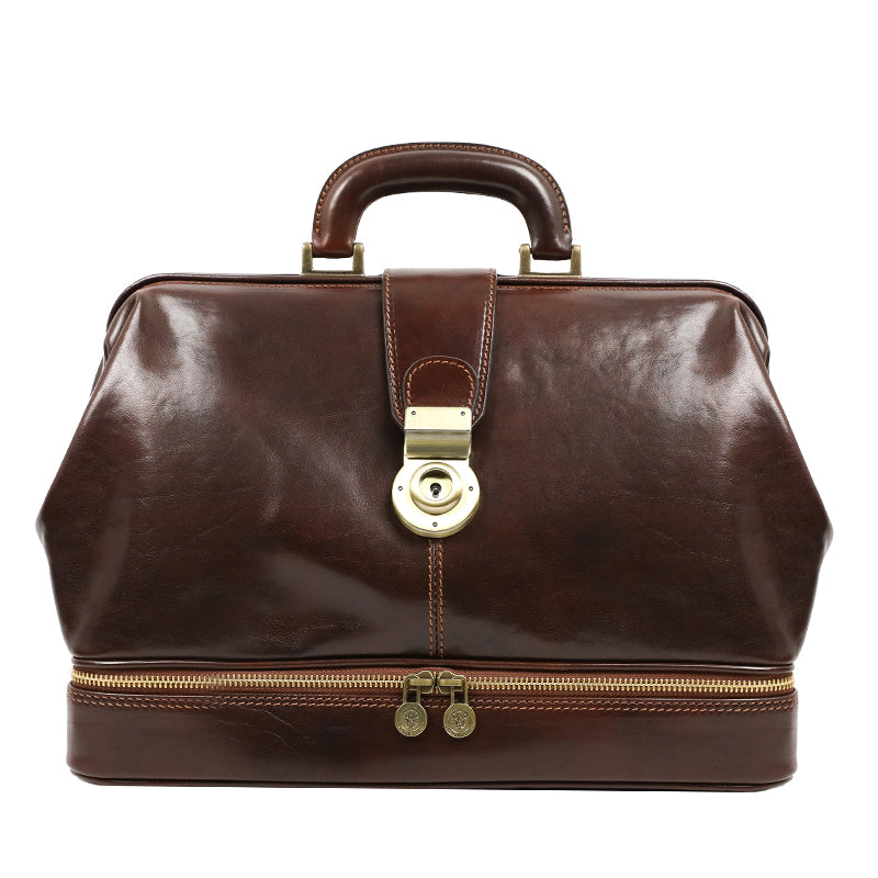 Leather Doctor Bag - Northern Lights Doctor Bag Time Resistance   