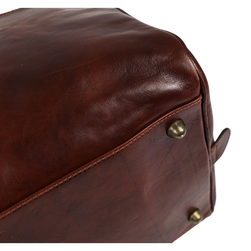 Leather Duffel Bag - Fear and Loathing in Las Vegas Duffel Bag Time Resistance   