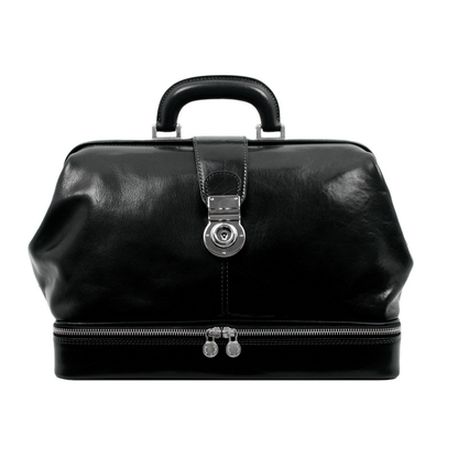 Leather Doctor Bag - Northern Lights Doctor Bag Time Resistance   