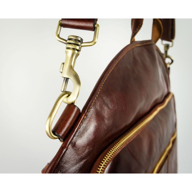 Leather Garment Bag - Travels with Charley Duffel Bag Time Resistance   