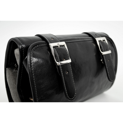 Leather Hanging Wash Bag Toiletry Bag - Dracula Accessories Time Resistance   