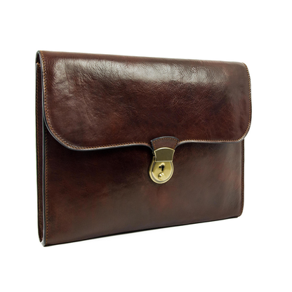 Leather Portfolio Document Holder - Age of Innocence Accessories Time Resistance   