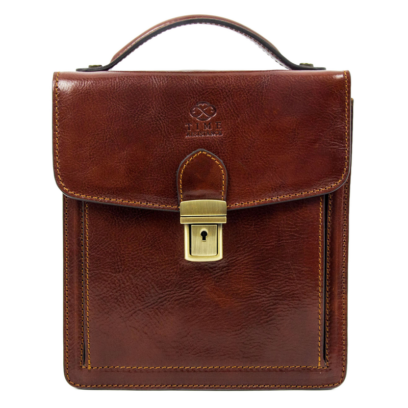 Small Leather Briefcase - Walden Briefcase Time Resistance   